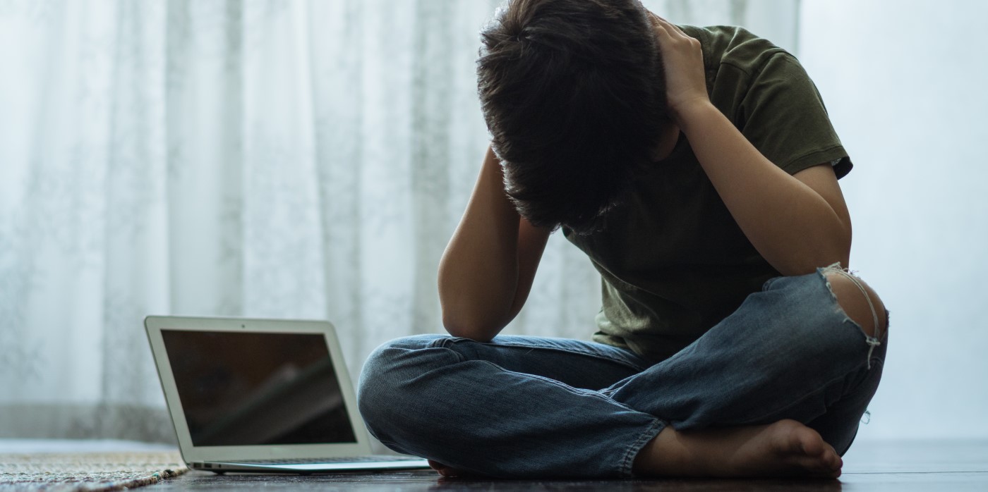 Teen boy cyberbullied - Funding Call to Tackle Online Harm by REPHRAIN