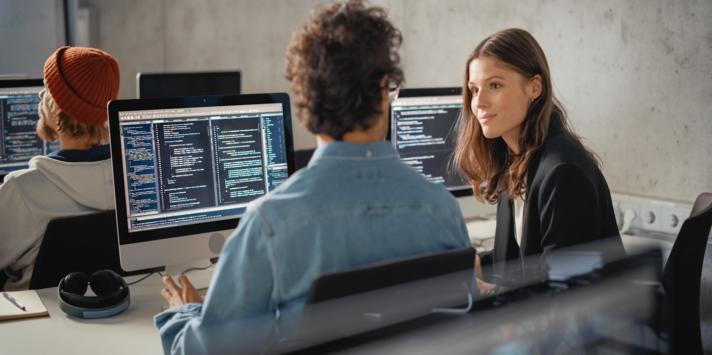 Computer Scientists in a work setting